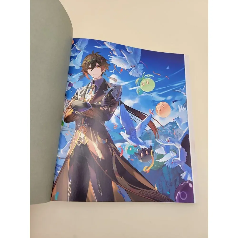 Genshin Impact Official Art Book Vol 1 Hardcover miHoYo Slipcase 9780063298583
